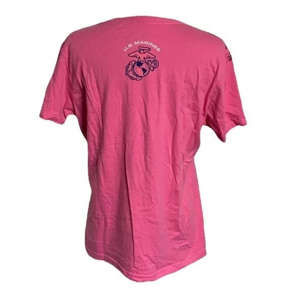 7.62‎ Design 2X  pink Marines Passion & Devotion Eagle graphic tee - Picture 3 of 5